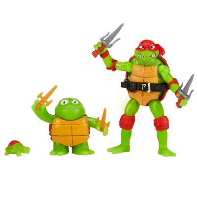 Teenage Mutant Ninja Turtles: Mutant Mayhem Turtle Tots Raph & Mikey Action  Figure Set - 2pk : Target