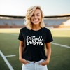 Simply Sage Market Women's Football Season Cursive Short Sleeve Graphic Tee - 2 of 4
