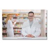 deflecto Hanging Barrier, 23.75" x 35.75", Polycarbonate, Clear, 2/Carton - 2 of 2