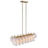 Artcraft Lighting Globo 8 - Light Island Pendant Light in  Brass - 3 of 4