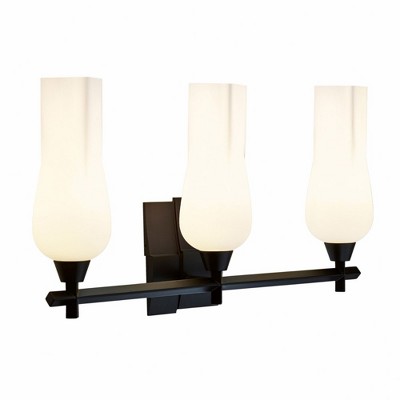 Norwell Lighting Fleur 3 - Light Sconce in  Matte Black