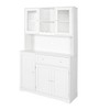 Chery Life White Kitchen Pantry Storage Cabinet, Food Pantry Cabinet with Doors & Shelves, Wine Rack for Dining Room - 3 of 4
