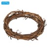 Unique Bargains Metal Door Window Decorations Hoop Round Rattan Wreaths 12 Pcs - 3 of 4