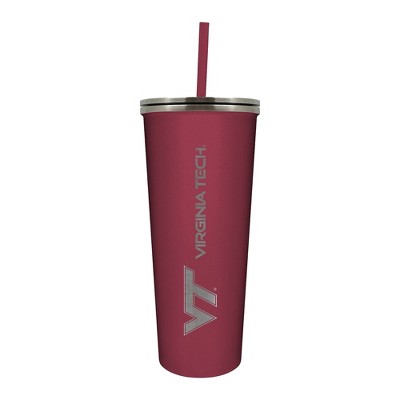 NCAA Virginia Tech Hokies 24oz Skinny Tumbler with Straw