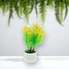 Unique Bargains Artificial Plants Style Narcissus Plastic 3.15"x3.15"x6.30" 1 Pcs - 2 of 4