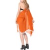 LA LEELA Women's Summer Holiday Swimwear Short Swim Suit Loose Beach Wear Dress Coverups Bathing Suit Cover-up - 2 of 4