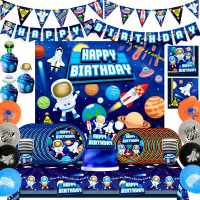 Treasures Gifted Outer Space Party Supplies Ultimate Set for 16 Guests