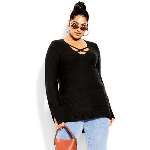 Target plus size on sale jumper