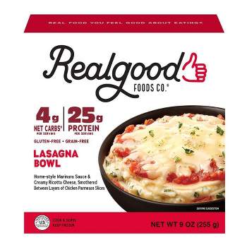 Real Good Gluten Free Frozen Lasagna Bowl - 9oz