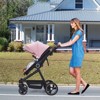 Convertible Baby Stroller, 2 in 1 Newborn Infant Stroller, High Landscape Pushchair, Reversible Bassinet Pram with Adjustable Backrest & Canopy - 4 of 4