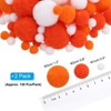 Unique Bargains Creative High Elastic Decoration Home Art Supplies Pom Poms 260 Pcs - 2 of 4