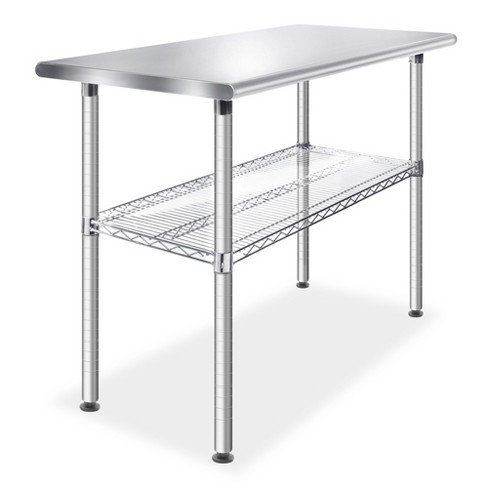 Stainless steel kitchen online table set