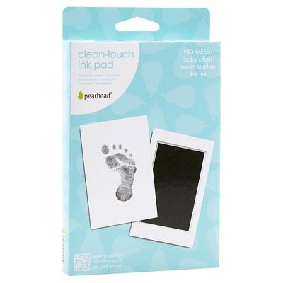 KeaBabies Fond Inkless Baby Handprint and Footprint Kit for Newborn Boys & Girls, Dog Paw Print Kit, Baby Gift - White/Silver