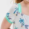 Toddler Girls' Minnie Mouse Puff Sleeve One Piece Swimsuit - 3 of 3