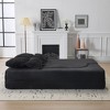 VASIP  Queen Size Foldable Sofa Bed, Plush Futon Sofa , Supportive High-Density Foam,  Convertible Sleeper Sofa,for Guest Room, Living Room - 2 of 4