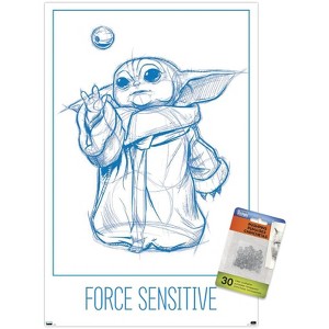 Trends International Star Wars: The Mandalorian: Grogu Moments - Force Sensitive Unframed Wall Poster Prints - 1 of 4