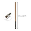 Unique Bargains Flat-mouthed Nail Painting Brushes for Polish Painting Home DIY Clear Brown 1 Pc - 4 of 4