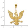 Black Bow Jewelry 14k Yellow Gold Polished Eagle Pendant - 4 of 4