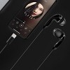 REIKO IN-EAR HEADPHONES WITH MIC FOR IOS IN BLACK - 3 of 4