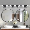 DAKAFUL LED Bathroom Vanity Light, with Multi 360° Rotatable Acrylic Up&Down Heads, Stepless Dimmable Wall Lights Over Mirror,for Bathroom/Bedroom - 2 of 4