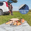 Tirrinia 60” x 80” Outdoor Waterproof Blanket with Fleece Lining, Foldable Camping Blanket - 4 of 4
