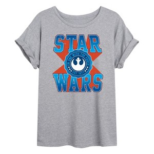 Women's - Star Wars - Americana Oversized Graphic T-Shirt - 1 of 4