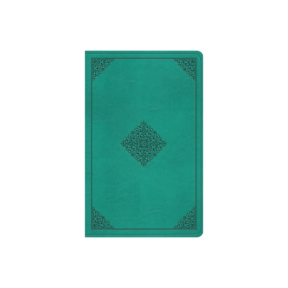ESV Value Thinline Bible (Trutone, Teal, Ornament Design) - by Esv Bibles (Leather Bound)
