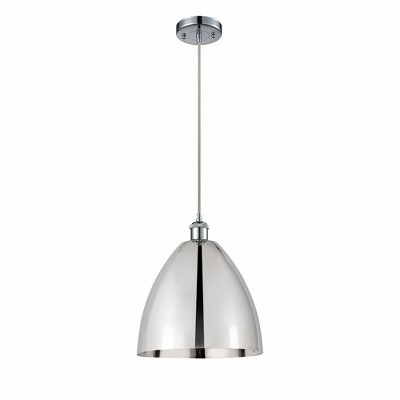 Metal Bristol - 1 Light Mini Pendant In Industrial Style-14.75 Inches Tall and 12 Inches Wide