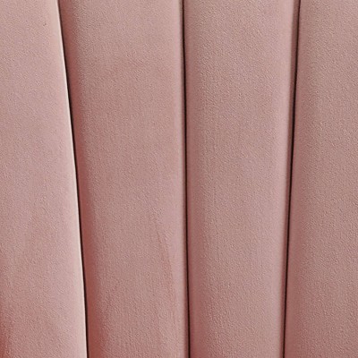Blush Velvet Contemporary 30" Swivel Accent Chair