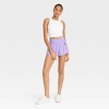 Women's Crossover Waistband High Rise Woven Shorts - JoyLab™ - 3 of 4