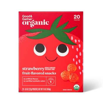 Organic Strawberry Fruit Snacks - 20ct - Good & Gather™