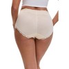 INSPIRE CHIC Women's High Waisted Lace Trim Briefs Cotton Full Coverage Underwear Panties - 2 of 4