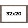 PosterPalooza | Ornate Black Picture Frame - UV Acrylic, Backing Board, Hanging Hardware Included - 2 of 4