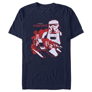 Men's Star Wars: Visions Stormtroopers in Action T-Shirt - 1 of 4