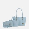 MKF Collection Edelyn Embossed M Signature Vegan Leather Women’s Tote Bag by Mia K – 4 Pcs set - 2 of 4