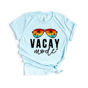 Simply Sage Market Women's Vacay Mode Sunglasses Short Sleeve Graphic Tee - 1 of 2