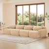 149'' Straight Sectional Sofas with 32D High-Density Sponge, Ergonomic Design, and Free Combination - 3 of 4