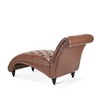 NicBex Modern Tufted Armless  Chaise Lounge Chair with Nailhead Design,Comfy Upholstered Accent Chair for Bedroom,Living Room,Office - 3 of 4