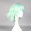 Unique Bargains Women's Halloween Wigs 12" with Wig Cap Light Green - image 3 of 4