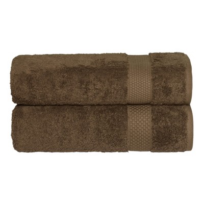Linum Home Textiles 100% AEGEAN Long Staple Turkish Cotton STARLIGHT Terry Bath Towels (Set of 2)