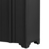 Okak Sophisticated Sideboard Buffet, Storage Cabinet with 4 Intricate Linear Doors, Coffee Bar Cabinet for Dining Room Living Room Entranway - 2 of 4
