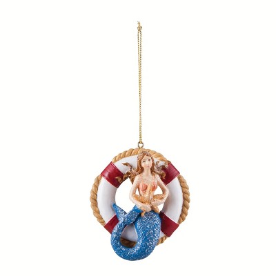 Gallerie II Mermaid Lifesaver Christmas Xmas Ornament