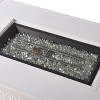 Oakland Living Aluminum Rectangle 55000 BTUs Propane Textured Weave Design Outdoor Patio Dining Table - 4 of 4