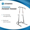 Stamina Power Tower Dip Bar Home Gym Workout Station for Strengthening, Building, and Toning Muscles with Smart Workout App, 250 Pound Capacity - 2 of 4