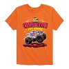 Boys' - Hot Wheels - Monster Trucks Crushing 1st Grade Short Sleeve Graphic T-Shirt - 2 of 4