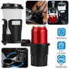 iMountek"2-in-1 Car Cup Holder Extender, 360° Rotating Dual Mount Organizer for Bottles, Keys & Glasses"Black - 2 of 4