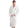 Linum Home Textiles 100% Turkish Cotton Waffle Weave Embroidered Bathrobe - Tree - 2 of 4