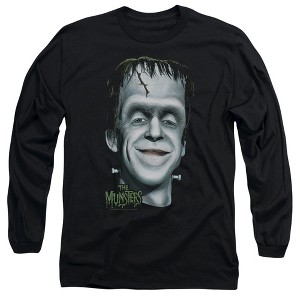 Men’s The Munsters Hermans Head Long Sleeve T-Shirt - 1 of 4