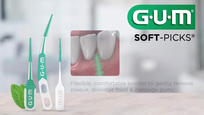 GUM Advanced Inter-Dental Flexible Soft Picks - 90ct, 2 of 9, play video