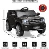 Garvee 12V Licensed Land Rover Ride-On Car for Kids with Remote Control MP3 Player LED Lights and Dual Motors - 2 of 4